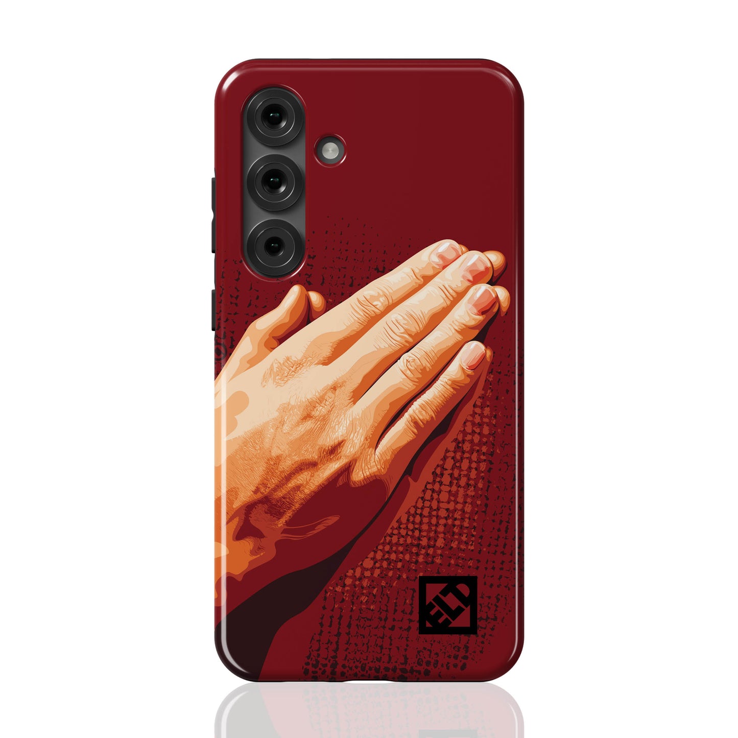 Praying Hands Illustration for Galaxy S25 Series Phone Cases | ELD