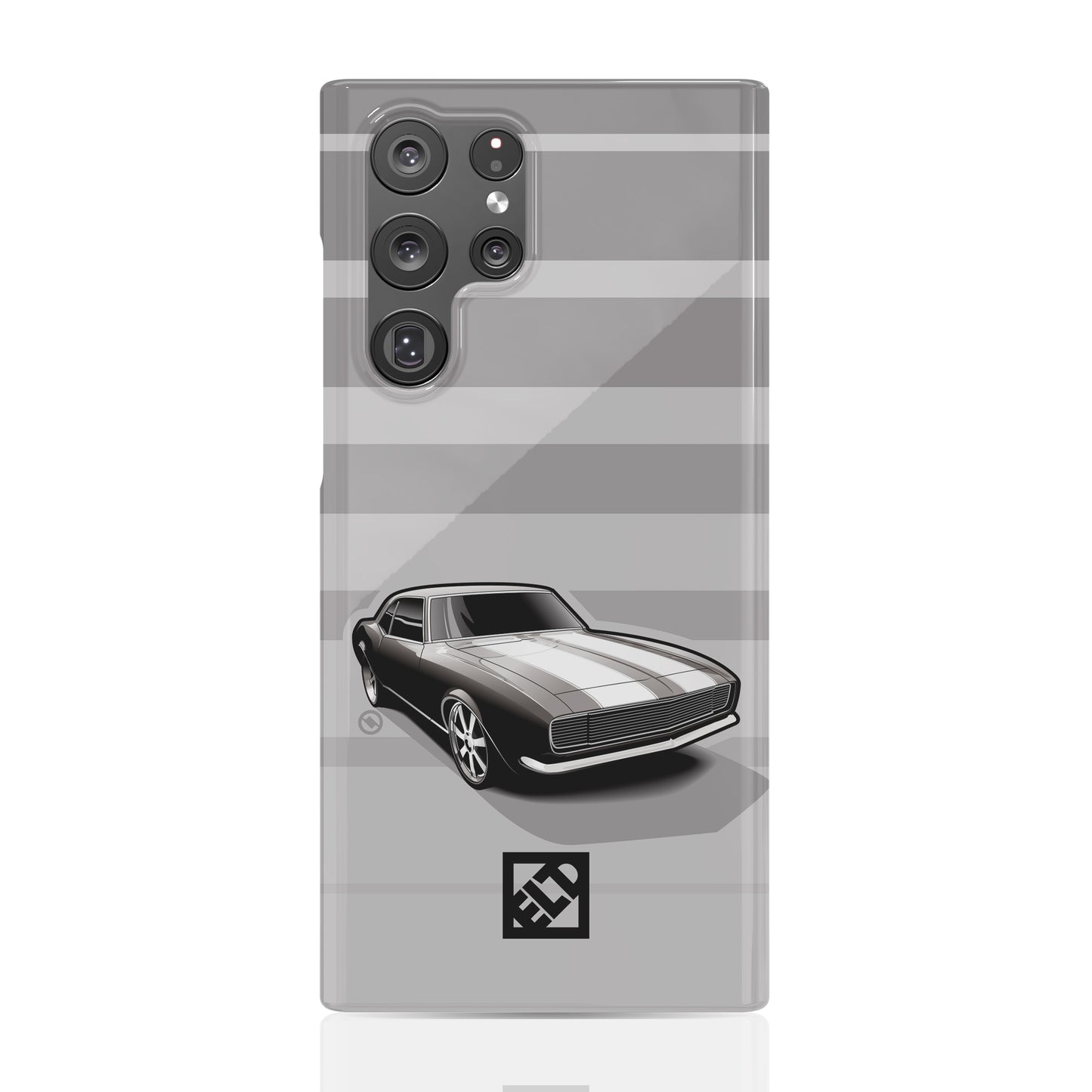 Black Camaro Z28 Illustration for Galaxy S22 Series Phone Cases | ELD