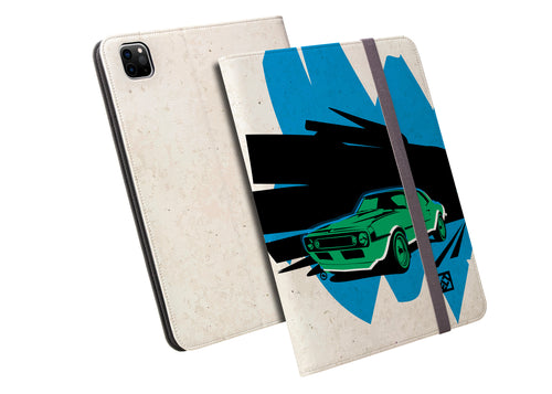 Green Camaro SS Folio Wallet for iPad Pro 12.9 (4, 5 and 6 Gen) | ELD