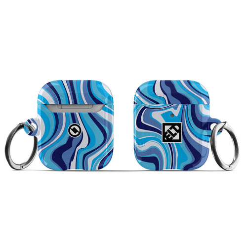 Blue Swirl AirPod & AirPod Pro Cases | ELD