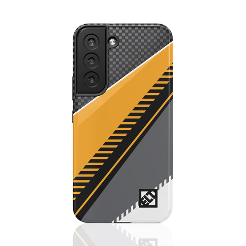 Carbon Shear Orange Galaxy S22 Series Phone Cases | ELD