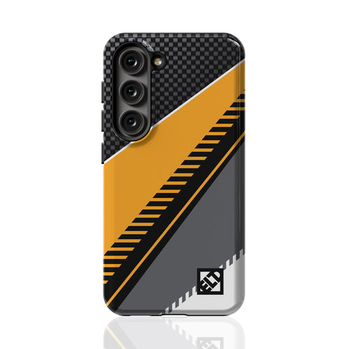 Carbon Shear Orange Galaxy S23 Series Phone Cases | ELD