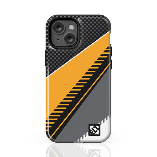 Carbon Shear Orange iPhone 13 Series Phone Cases | ELD