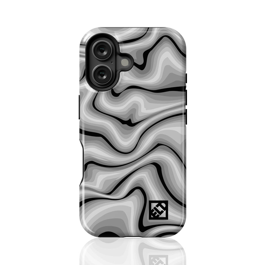 Gray Swirl Phone Case