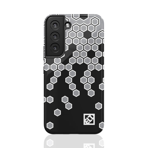 Hex Gray Fade to Black Galaxy S22 Series Phone Cases | ELD