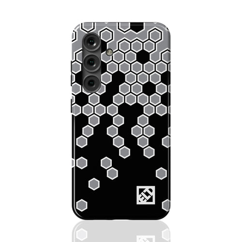 Hex Gray Fade to Black Galaxy S24 Series Phone Cases | ELD