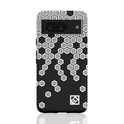 Hex Gray Fade to Black Pixel 8 Phone Cases | ELD