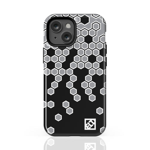 Hex Gray Fade to Black iPhone 13 Series Phone Cases | ELD