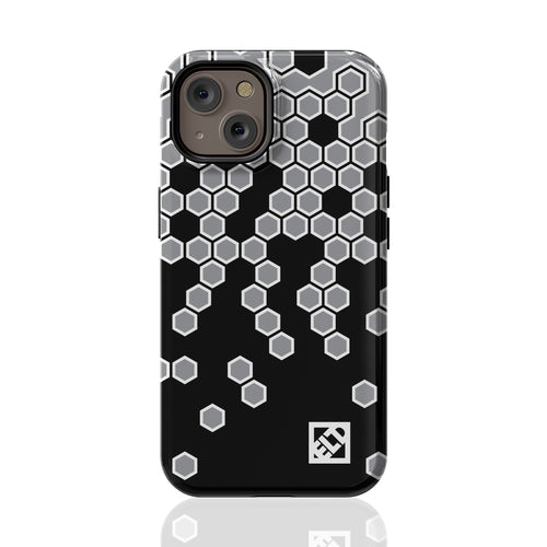 Hex Gray Fade to Black iPhone 14 Series Phone Cases | ELD