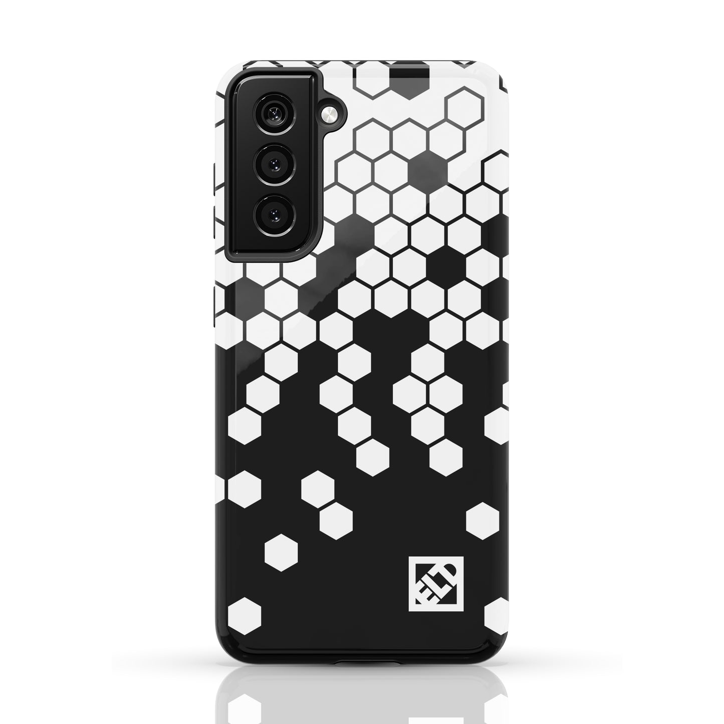 Hex White Fade to Black Galaxy S21 Series Phone Cases | ELD