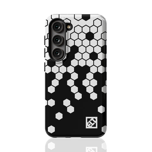 Hex White Fade to Black Galaxy S23 Series Phone Cases | ELD