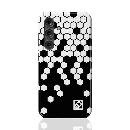 Hex White Fade to Black Galaxy S24 Series Phone Cases | ELD