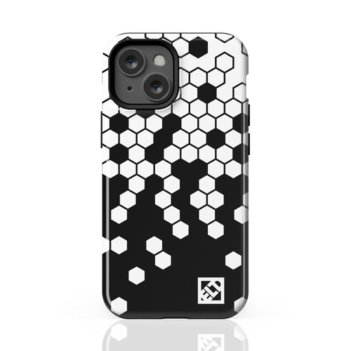 Hex White Fade to Black iPhone 13 Series Phone Cases | ELD