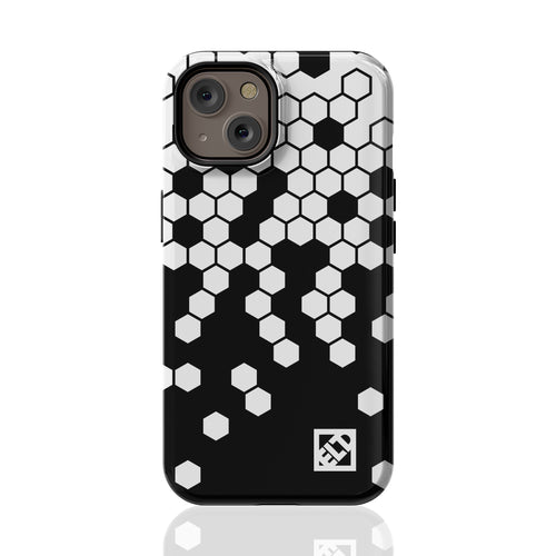 Hex White Fade to Black iPhone 14 Series Phone Cases | ELD