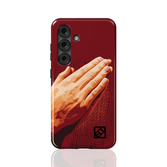 Praying Hands Illustration for Galaxy S25 Series Phone Cases | ELD