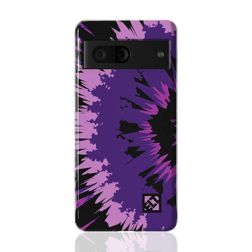 Purple Tie Dye Pixel 7 Phone Cases | ELD