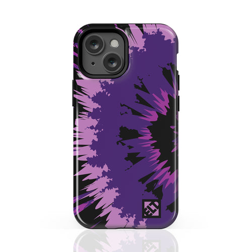 Purple Tie Dye iPhone 13 Series Phone Cases | ELD