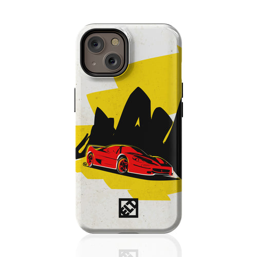 Red Ferrari iPhone 14 Series Phone Cases | ELD