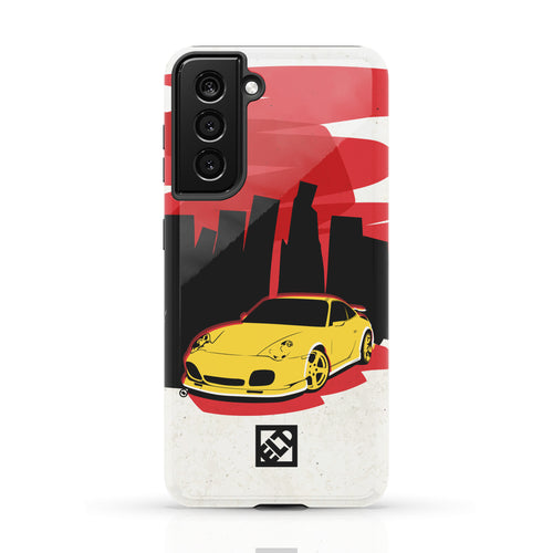 Yellow Porsche Galaxy S21 Series Phone Cases | ELD