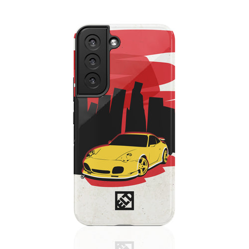 Yellow Porsche Galaxy S22 Series Phone Cases | ELD