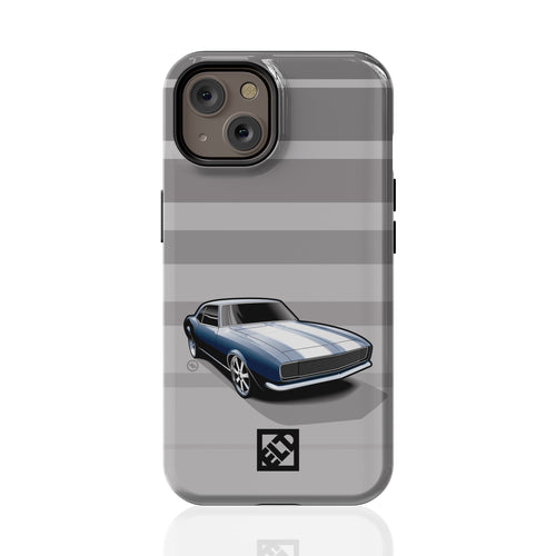 Blue Camaro Z28 iPhone 14 Series Phone Cases | ELD