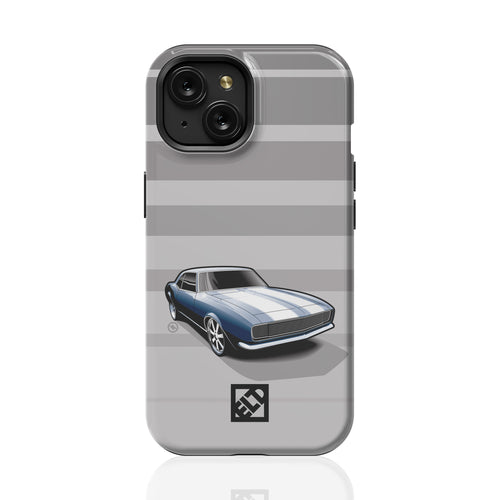 Blue Camaro Z28 iPhone 15 Series Phone Cases | ELD